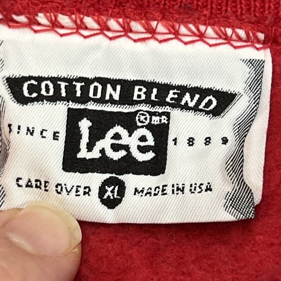 VTG 90s Teacher Elementary School Happy Holidays Sweatshirt on Lee Tag XL - Picture 4 of 10